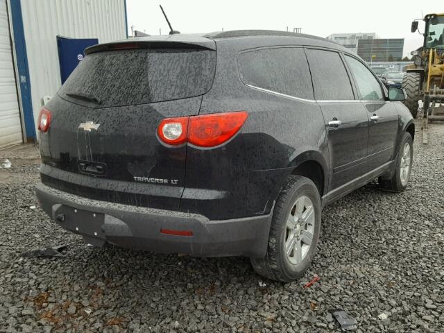 1GNLRGEDXAJ223298 - 2010 CHEVROLET TRAVERSE L BLACK photo 4