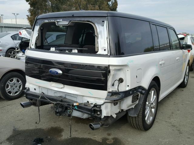 2FMHK6DT5CBD18926 - 2012 FORD FLEX LIMIT WHITE photo 4