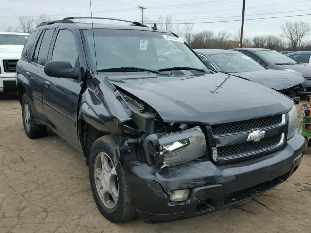 1GNDS13SX82104551 - 2008 CHEVROLET TRAILBLAZE BLACK photo 1