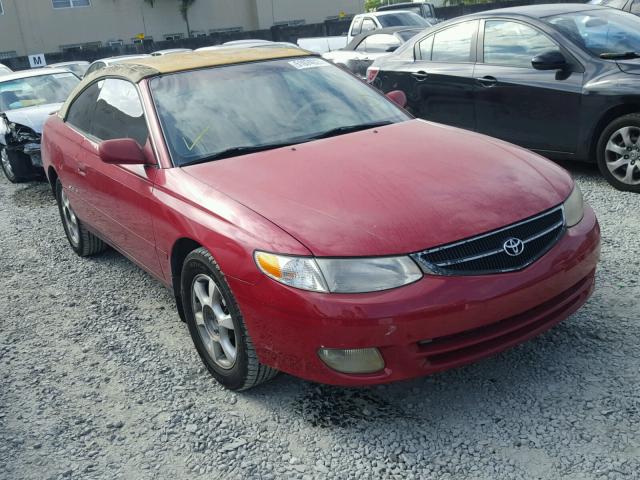 2T1CF22P5YC262051 - 2000 TOYOTA CAMRY SOLA RED photo 1