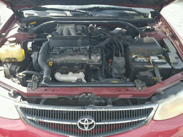 2T1CF22P5YC262051 - 2000 TOYOTA CAMRY SOLA RED photo 7