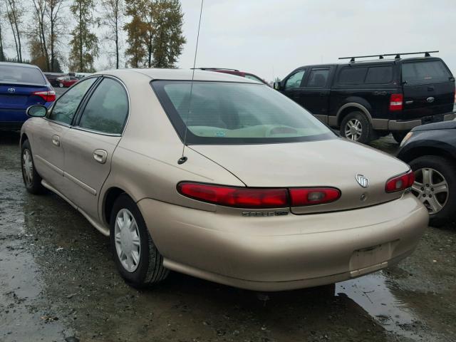 1MEFM50U0WG604760 - 1998 MERCURY SABLE GS BEIGE photo 3