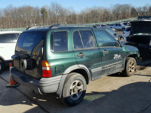 2CNBJ734X46900071 - 2004 CHEVROLET TRACKER ZR GREEN photo 4