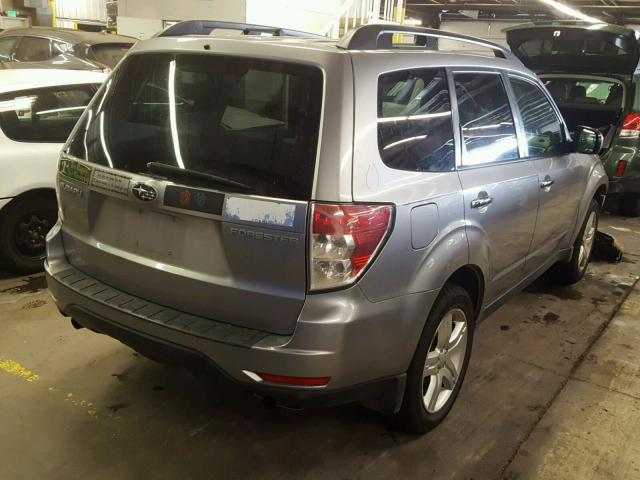 JF2SH63699H743373 - 2009 SUBARU FORESTER 2 SILVER photo 4