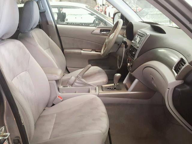 JF2SH63699H743373 - 2009 SUBARU FORESTER 2 SILVER photo 5