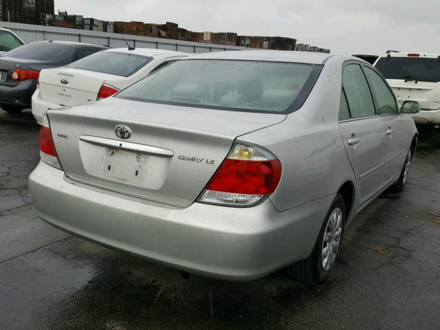 4T1BE32K66U669235 - 2006 TOYOTA CAMRY LE SILVER photo 4