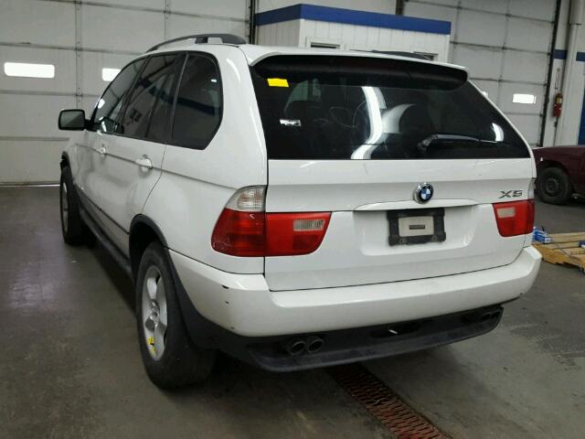 WBAFB33581LH13144 - 2001 BMW X5 4.4I WHITE photo 3