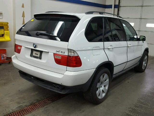 WBAFB33581LH13144 - 2001 BMW X5 4.4I WHITE photo 4
