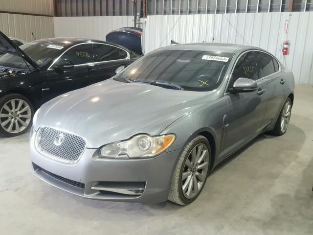 SAJWA0GB3ALR77374 - 2010 JAGUAR XF PREMIUM GRAY photo 2