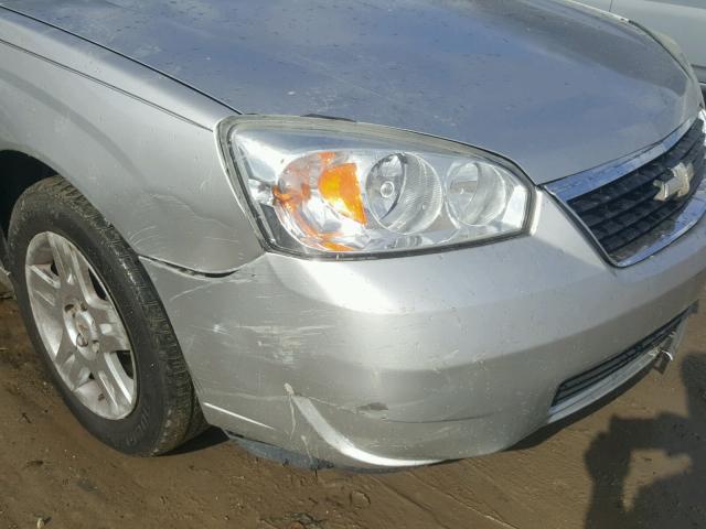 1G1ZT53846F135350 - 2006 CHEVROLET MALIBU LT SILVER photo 9