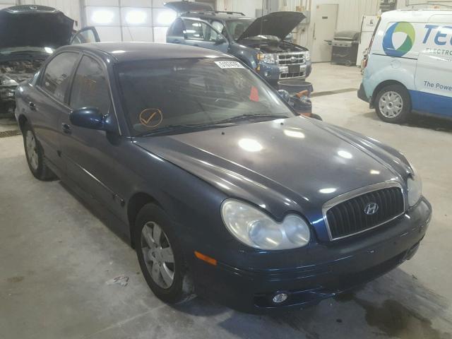 KMHWF25H12A682088 - 2002 HYUNDAI SONATA GL BLUE photo 1