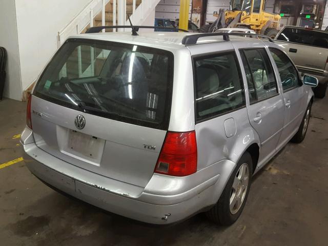 WVWSP61J82W424413 - 2002 VOLKSWAGEN JETTA GLS SILVER photo 4