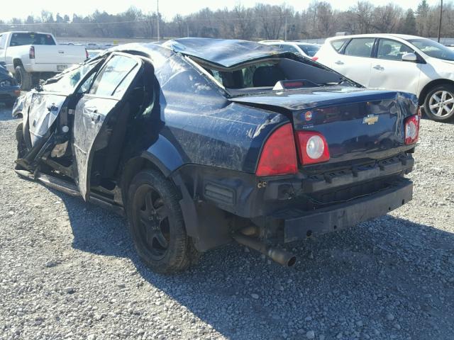 1G1ZC5EB7AF167968 - 2010 CHEVROLET MALIBU 1LT 蓝色 照片 3