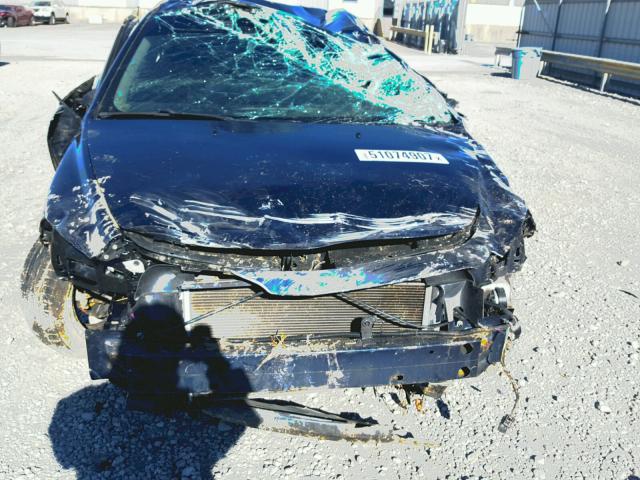 1G1ZC5EB7AF167968 - 2010 CHEVROLET MALIBU 1LT 蓝色 照片 7