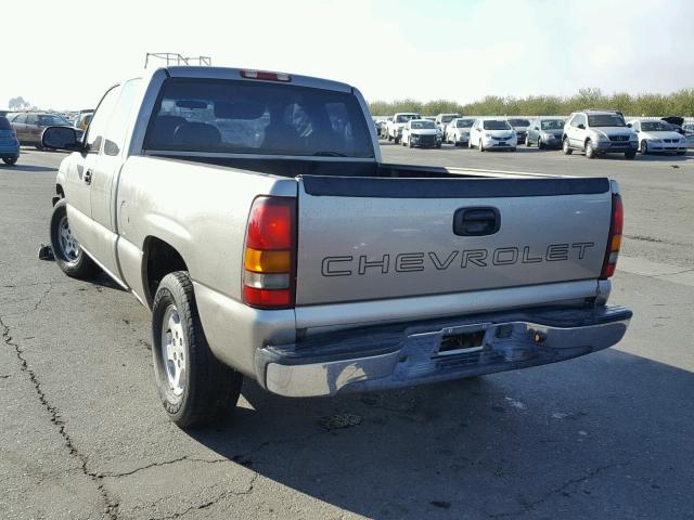 2GCEC19W311350772 - 2001 CHEVROLET SILVERADO BEIGE photo 3