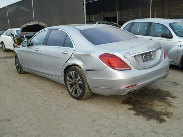 WDDUG8CB4EA047970 - 2014 MERCEDES-BENZ S 550 GRAY photo 3