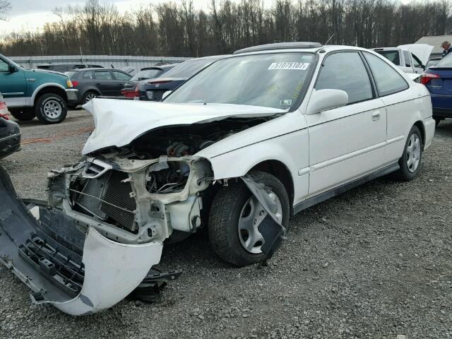 1HGEJ8149YL091557 - 2000 HONDA CIVIC EX თეთრი ფოტო 2