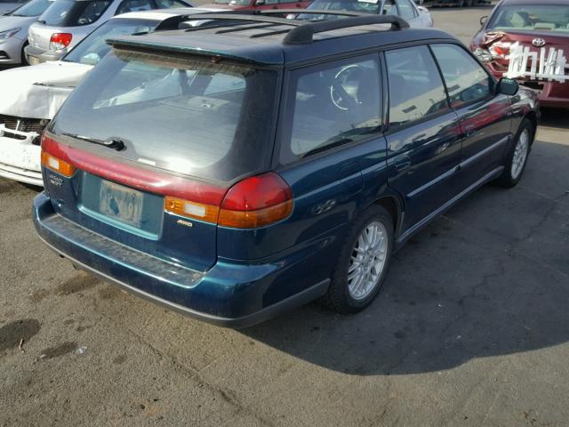 4S3BK6752X6310469 - 1999 SUBARU LEGACY GT BLUE photo 4