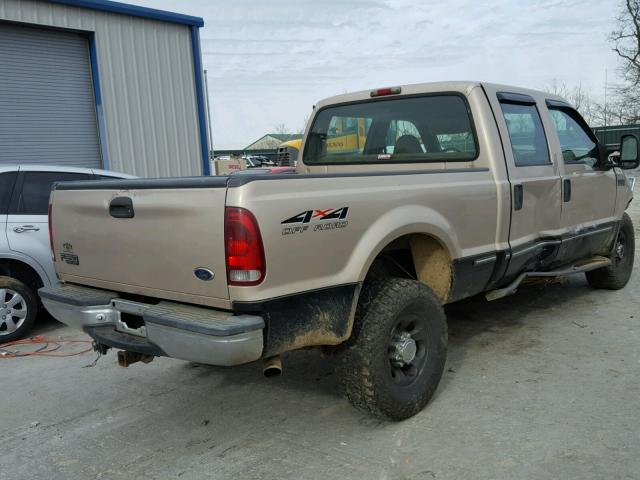 1FTSW31S9XEC70141 - 1999 FORD F350 SRW S TAN photo 4