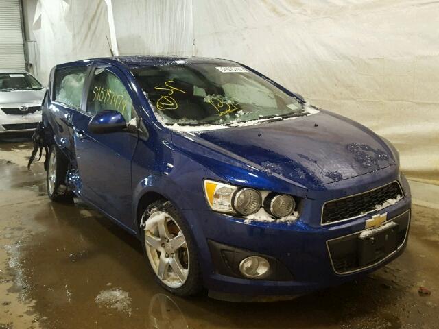 1G1JE6SB5E4177577 - 2014 CHEVROLET SONIC LTZ BLUE photo 1