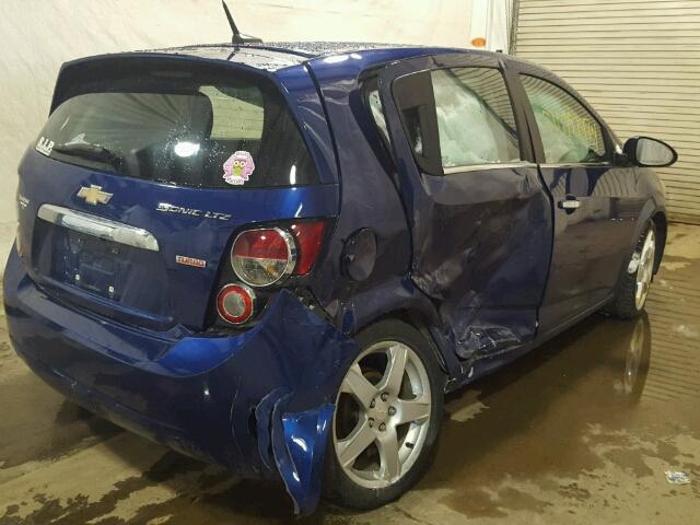 1G1JE6SB5E4177577 - 2014 CHEVROLET SONIC LTZ BLUE photo 9