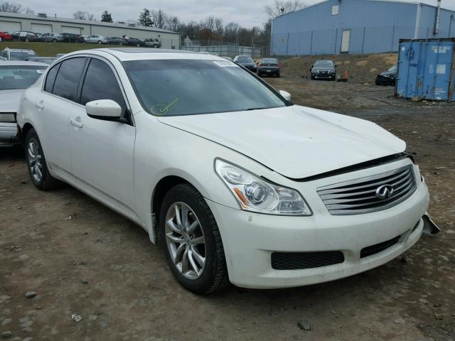 JNKCV61F19M051662 - 2009 INFINITI G37 WHITE photo 1