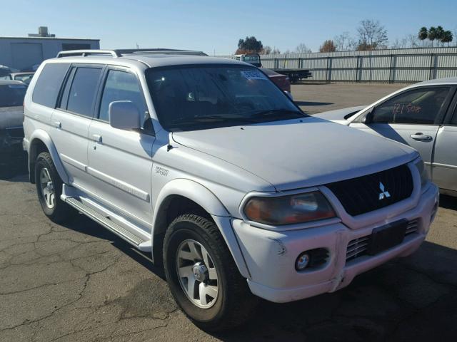 JA4LS41R02J056636 - 2002 MITSUBISHI MONTERO SP WHITE photo 1