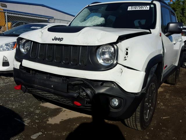 ZACCJBCT1GPD68297 - 2016 JEEP RENEGADE T WHITE photo 9