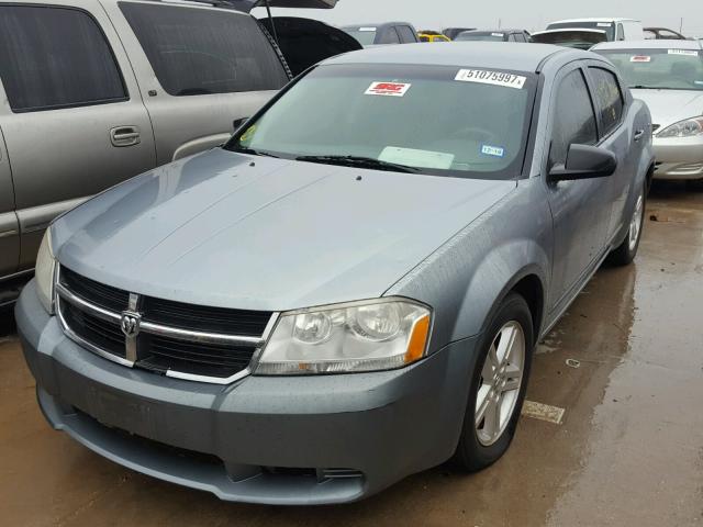 1B3LC56J28N210648 - 2008 DODGE AVENGER SX GREEN photo 2