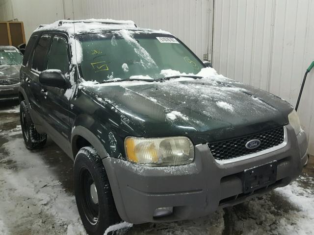 1FMCU04102KA16206 - 2002 FORD ESCAPE XLT GREEN photo 1