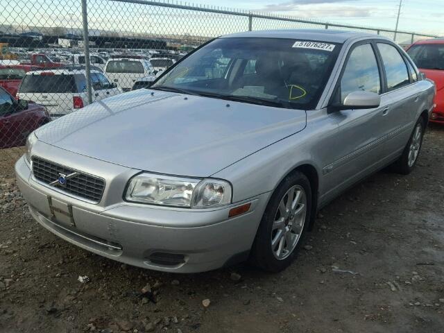 YV1TS59H841363346 - 2004 VOLVO S80 2.5T SILVER photo 2