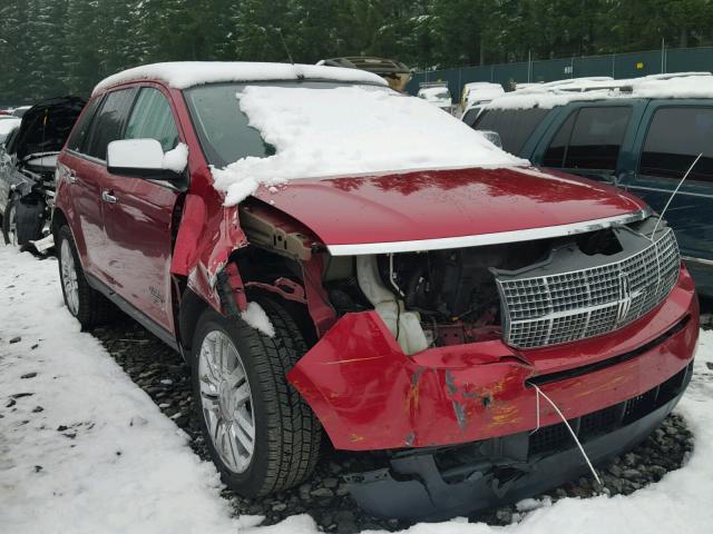 2LMDU88C39BJ12080 - 2009 LINCOLN MKX RED photo 1