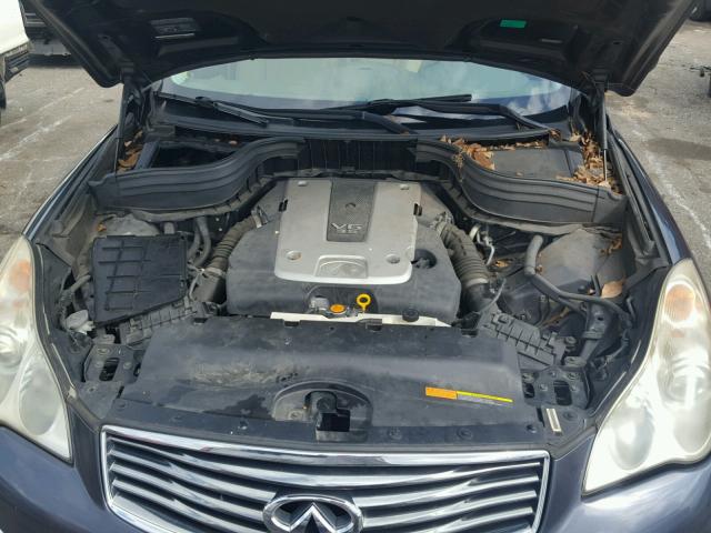 JNKAJ09F78M351970 - 2008 INFINITI EX35 BASE GRAY photo 7