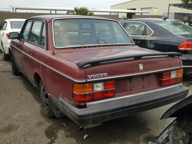 YV1AA8844L1414950 - 1990 VOLVO 240 BASE RED photo 3