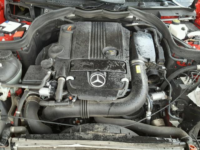 WDDGF4HB2EA944898 - 2014 MERCEDES-BENZ C 250 RED photo 7