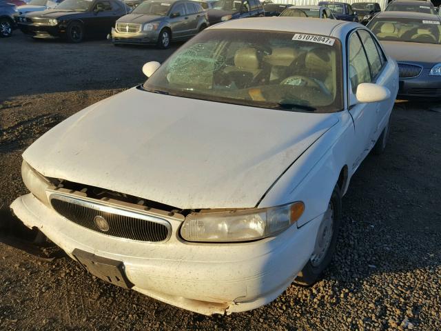 2G4WS52J341311127 - 2004 BUICK CENTURY CU WHITE photo 2