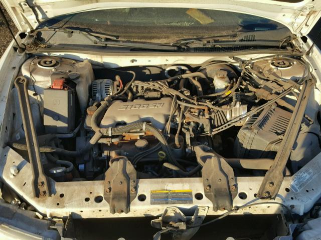 2G4WS52J341311127 - 2004 BUICK CENTURY CU WHITE photo 7