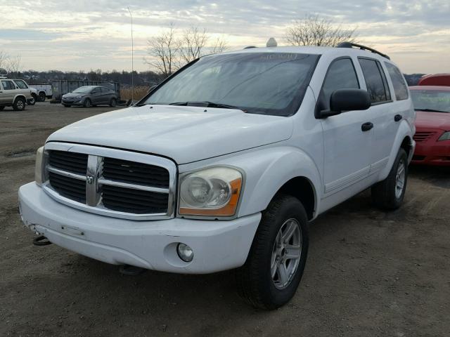 1D4HB48D04F198077 - 2004 DODGE DURANGO SL WHITE photo 2