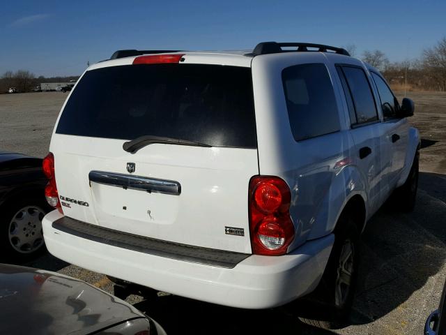 1D4HB48D04F198077 - 2004 DODGE DURANGO SL WHITE photo 4