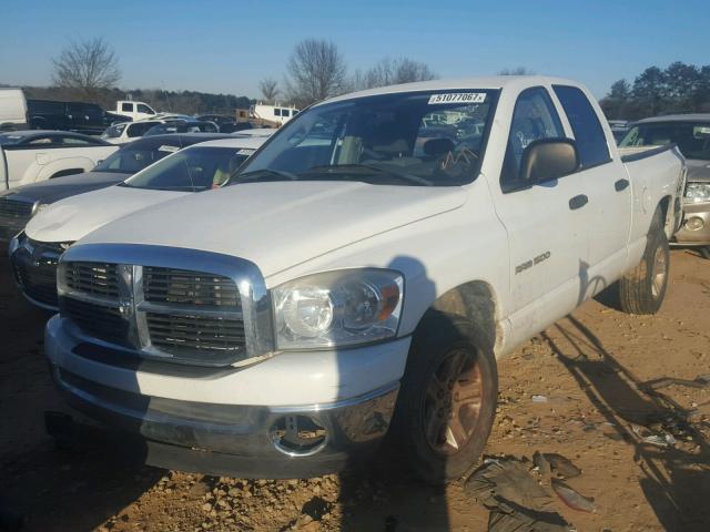 1D7HA18N17S175688 - 2007 DODGE RAM 1500 S WHITE photo 2