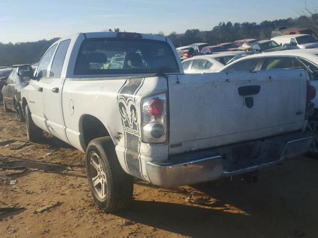 1D7HA18N17S175688 - 2007 DODGE RAM 1500 S WHITE photo 3