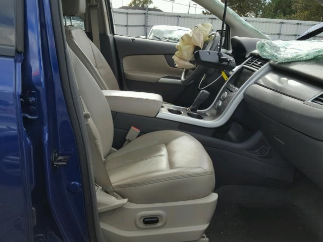 2FMDK3JC3DBB10336 - 2013 FORD EDGE Mavi fotoğraf 5