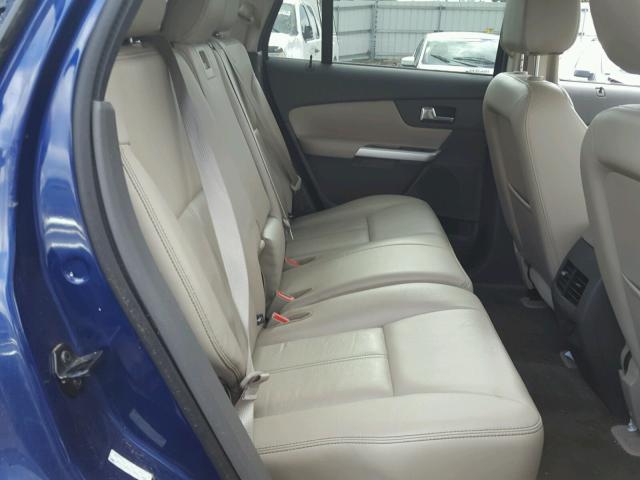 2FMDK3JC3DBB10336 - 2013 FORD EDGE BLUE photo 6