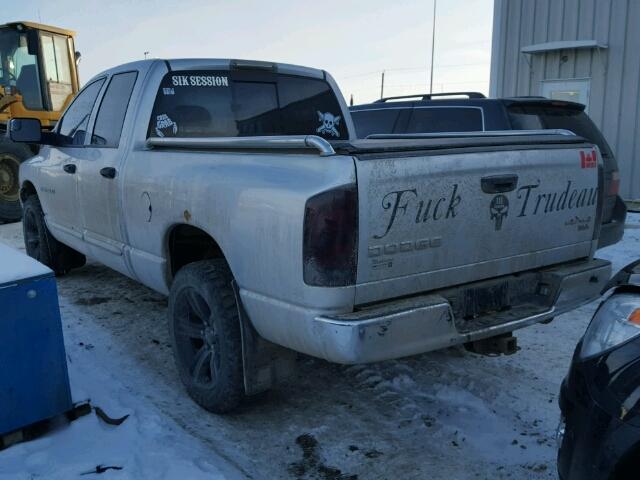 1D7HU18D64J234993 - 2004 DODGE RAM 1500 S SILVER photo 3