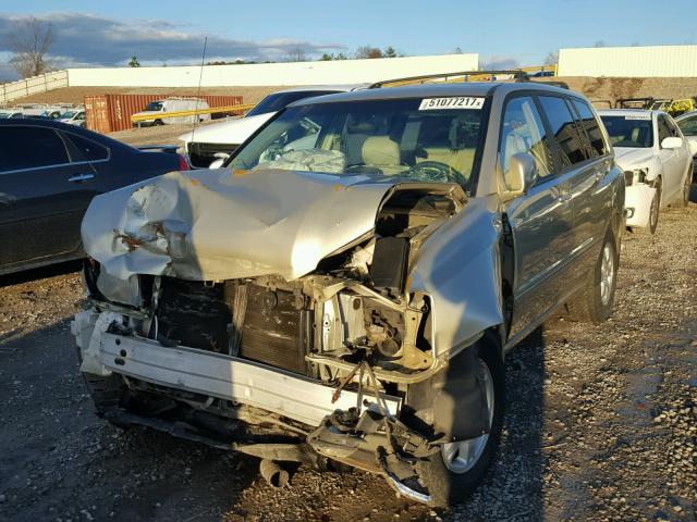 JTEGD21A230070282 - 2003 TOYOTA HIGHLANDER BEIGE photo 2