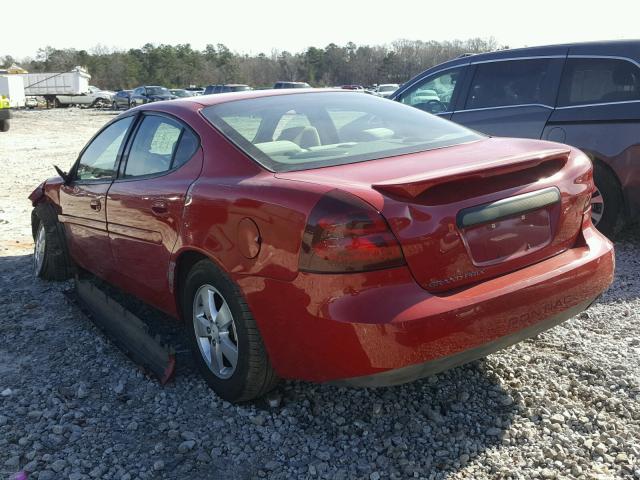 2G2WP552781131508 - 2008 PONTIAC GRAND PRIX RED photo 3