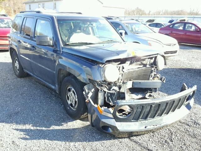 1J8FF28W28D702850 - 2008 JEEP PATRIOT SP BLUE photo 1