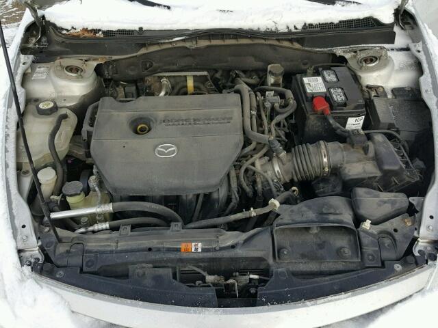 1YVHZ8CH1A5M55768 - 2010 MAZDA 6 I SILVER photo 7