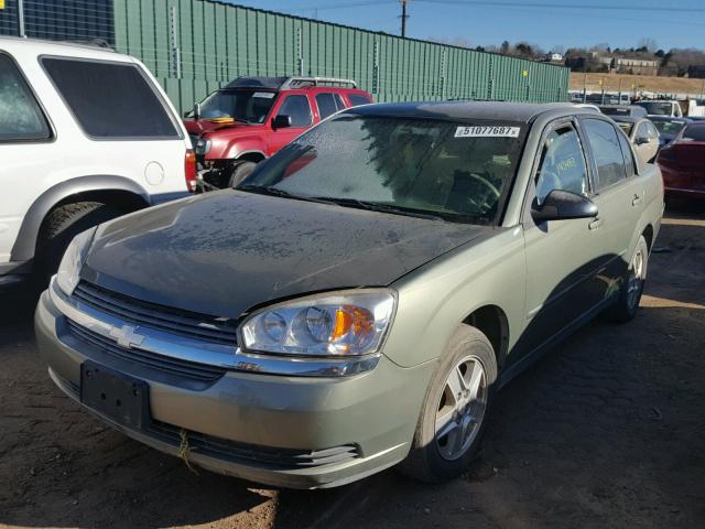 1G1ZT52814F234738 - 2004 CHEVROLET MALIBU LS GREEN photo 2