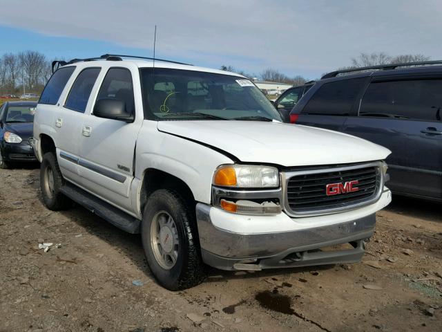 1GKEK13T31J168257 - 2001 GMC YUKON WHITE photo 1